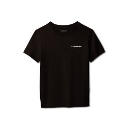 Calvin Klein Jeans Tricou negru / alb