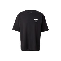 LEVI'S ® Tricou 'Half Sleeve Tee' negru / alb