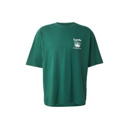 LEVI'S ® Tricou 'Half Sleeve Tee' verde pin / alb