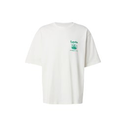 LEVI'S ® Tricou 'Half Sleeve Tee' verde / alb