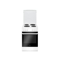 Aragaz electric Amica, 58EE1.20 W, 1.20W, Alb, extrudat, 50 cm latime, electric, 69L