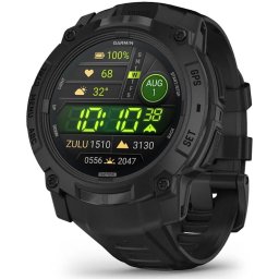 Smartwatch Garmin Instinct 3 Tactical Edition, 50mm, AMOLED, curea silicon, Negru
