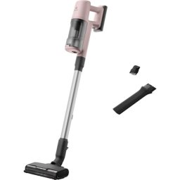 Aspirator vertical Electrolux Seria 600 EP61CB21WP, 21.6V, 2500 mAh, recipient praf 0.5l, tub inox, perie PowerPro multisuprafete cu LED, suport de perete, tehnologie ciclonica, duza pentru spatii inguste, 79 dB, autonomie max 50 minute, roz