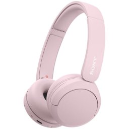 Casti On-Ear Sony WH-CH520P, Wireless, Bluetooth, Microfon, Multipoint, Quick Charge, Autonomie 50 ore, Roz
