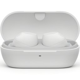 Casti In-Ear Sony WF-C710NW, True Wireless, Noise Cancelling, Bluetooth, Microfon, Multipoint, Fast Pair, Quick Charge, IPX4, Autonomie baterie 40 ore, Alb