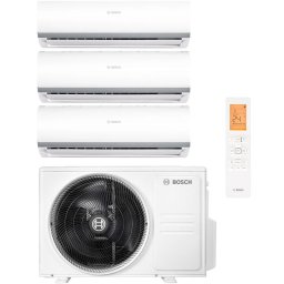 Aparat de aer conditionat multi-split Bosch Seria 2000, 2 x 9000 + 12000 BTU, Unitate externa 27000 BTU, Clasa A++/A+