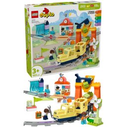 LEGO® DUPLO - Tren comunitar mare si interactiv 10428, 103 piese