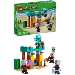 LEGO® Minecraft™ - Patrula Illager de desert 21267, 105 piese