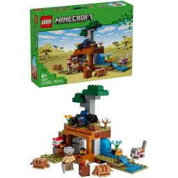 LEGO® Minecraft™ - Expeditia de minerit cu Tatu 21269, 247 piese