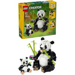 LEGO® Creator 3 in 1 - Animale salbatice: Familia de ursi panda 31165, 626 piese