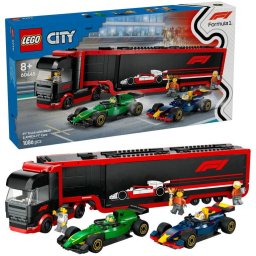 LEGO® City - Camion F1® cu masinile F1® RB20 si AMR24 60445, 1086 piese