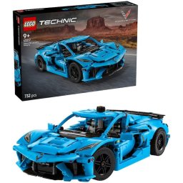 Jucarie LEGO® Technic, Chevrolet Corvette Stingray albastru 42217, 732 piese, 9 ani+