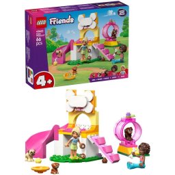 Jucarie LEGO® Friends, Loc de joaca pentru catelusi 42665, 66 piese, 4 ani+