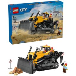LEGO® City - Buldozer galben 60466, 682 piese