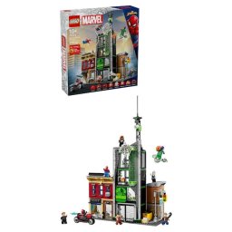 Jucarie LEGO® Marvel, Omul-Paianjen vs Oscorp 76324, 808 piese, 10 ani+
