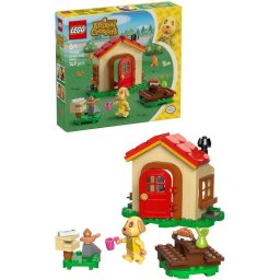 Jucarie LEGO® Animal Crossing, Casa confortabila a lui Goldie 77058, 149 piese, 6 ani+