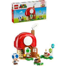 Jucarie LEGO® Super Mario, Petrecere acasa la Toad 72041, 276 piese, 7 ani+