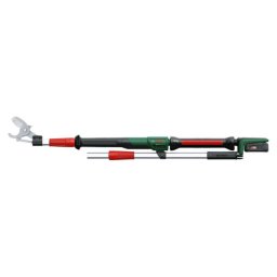 Foarfeca telescopica pe acumulator pentru taiat crengi la inaltime Bosch AdvancedPrune18V-45, 18 V, taiere tip bypass, lame otel, grosime maxima taiere 45 mm, extensie 1.2 m - 1.8 m, fara incarcator si acumulator in setul de livrare
