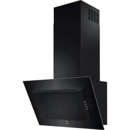 Hota incorporabila decorativa Electrolux LFV326K, Putere de absorbtie 600 mc/h, Filtru de carbon inclus, 1 motor, 60 cm, Negru