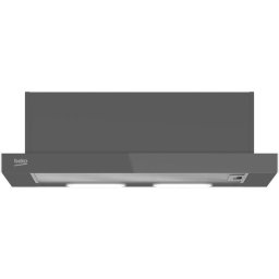 Hota incorporabila telescopica Beko HNT62322ZG, Putere de absorbtie 300 mc/h, Iluminare LED, Zara Grey