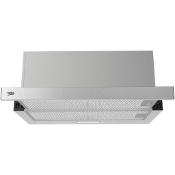 Hota incorporabila telescopica Beko HNT61520XH, 574 mc/h, Filtru metalic, 60 cm, Inox