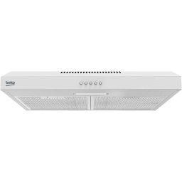 Hota traditionala Beko HNS61222NAW, Putere de absorbtie 201 mc/h, 1 motor, 59.5 cm, Alb