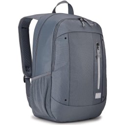 Rucsac Case Logic Jaunt, pentru notebook de max. 15.6", 2 compartimente, buzunar frontal, buzunar lateral x 2, waterproof, volum 23 litri, poliester reciclat, gri