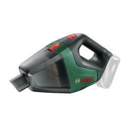 Aspirator pe acumulator Bosch UniversalVac 06033B9102, 18 V, 8 kPa, 28 l/s flux maxim, 0.5 l volum brut rezervor, duza perie/rosturi/podea, 2 tuburi prelungitoare, unitate filtrare, suport accesorii, fara acumulator/incarcator