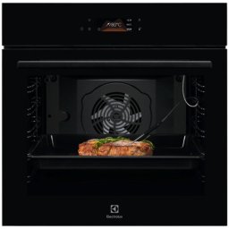 Cuptor incorporabil Electrolux LOE8H39Z, 72 l, 171 de programe predefinite, Afisaj digital, Control touch, Usa cu 3 straturi de geam, Grill, Senzor gatire, Ghidaj telescopic pe 1 nivel, Convectie, Clasa eficienta energetica A+, Sticla neagra