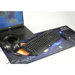 Mousepad Gembird MP-SOLARSYSTEM-XL-01, Negru, 350x900x3mm