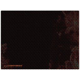 Mousepad Gaming Esperanza Flame (EGP103R), Maxi, 400 x 300 x 3 mm, Negru/Rosu