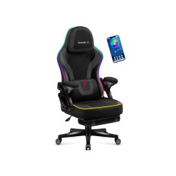 Scaun gaming Huzaro Force 4.6, RGB, Smart, Negru