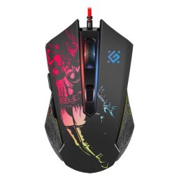Mouse Gaming, optic, wired Defender GM-933, SIN'SISTER, 7200dpi ,6P, RGB, Negru