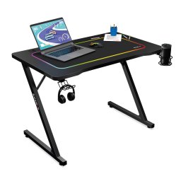 Birou desk, gaming Huzaro Hero 1.8,100 x 60 cm, Negru