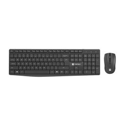 Tastatura si mouse wireless Natec NZB-1989, in limba engleza, Negru