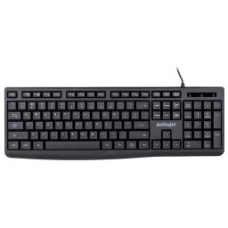 Tastatura cu fir, Activejet K-3803S, cu membrana, Negru