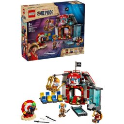 Jucarie LEGO® ONE PIECE, Cortul de circ al clovnului Buggy 75637, 573 piese, 8 ani+