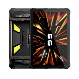 Tableta Blackview Active 12 Pro Rugged, Ecran FHD+ 11", Proiector 200 lumeni, Procesor MediaTek Dimensity 7300 Octa-Core, 12GB RAM, 256GB Flash, 108MP, Bluetooth, Wi-Fi, Android, 5G, Dual SIM, Fara incarcator, Negru