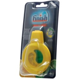 Odorizant 2in1 Reckitt Benckiser Finish 3211708 - 00460742, Pentru masina de spalat vase, Pana la 60 utilizari, Lemon Lime