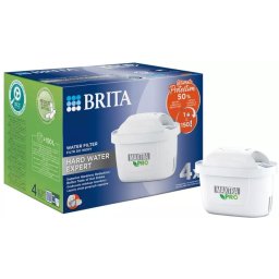 Set 4 filtre Brita Maxtra PRO Hard Water Expert, 150 l, Reduce cantitatea de clor, plumb si cupru, Previne depunerile de calcar