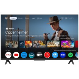 Televizor Smart TCL 43T69C, 108 cm, QLED, Ultra HD 4K, Clasa G, Negru