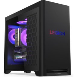 Sistem Desktop Gaming, Lenovo Legion T5 30IAS10, procesor Intel® Core Ultra 5 225F pana la 4.9GHz, 16GB DDR5, 1TB SSD, NVIDIA® GeForce RTX™ 5060 8GB GDDR7, No OS, Negru