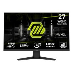 Monitor Gaming MSI MAG 274QF, IPS, WQHD, 2560 x 1440, HDMI, DisplayPort, 180 Hz, 0.5 ms, Negru
