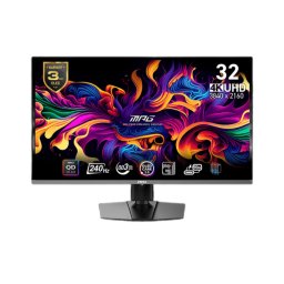 Monitor Gaming MSI MPG 321URX QD-OLED, 31.5 inch, UHD, 3840 x 2160, HDMI, DisplayPort, 240 Hz, 0.03 ms, Negru