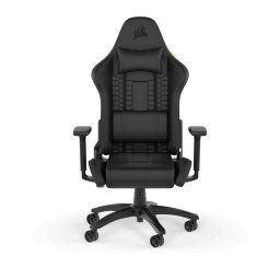 Scaun Gaming Corsair TC100 RELAXED, Piele, Tetiera, Negru
