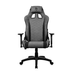 Scaun Gaming Arozzi Avanti Soft Fabric, Tetiera, Ajustabil, max. 120kg, Negru/Gri