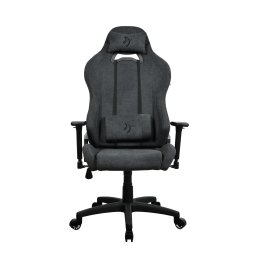 Scaun Gaming Arozzi Toretta SoftFabric, Tetiera, Ajustabil, max. 120kg, Negru/Gri