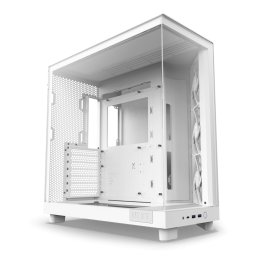 Carcasa NZXT H6 FLOW Compact Dual-Chamber, Mid-Tower, Alb