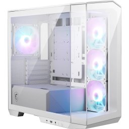 Carcasa MSI MAG PANO M100R PZ WHITE, mATX, RGB, Alb