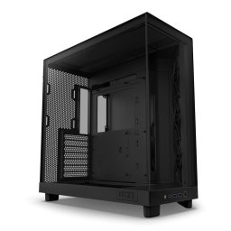 Carcasa NZXT H6 FLOW Compact Dual-Chamber, Mid-Tower, Negru